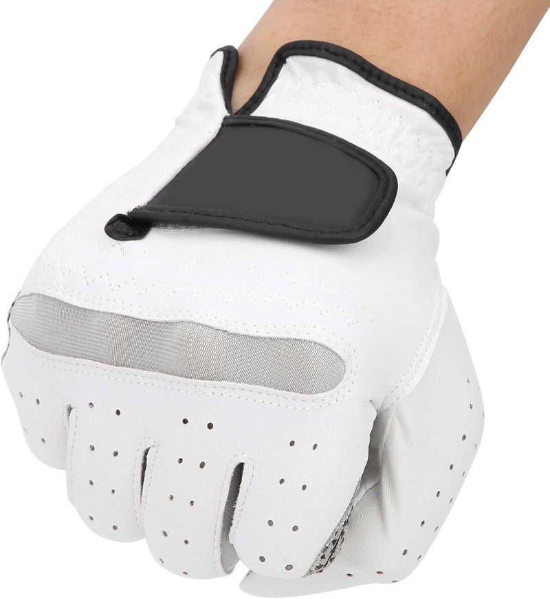 ZIZEV Racquetball Gloves, Leather and Nonslip Granular Material, Soft and Comfortable Breathable (23 Size) - Image 5